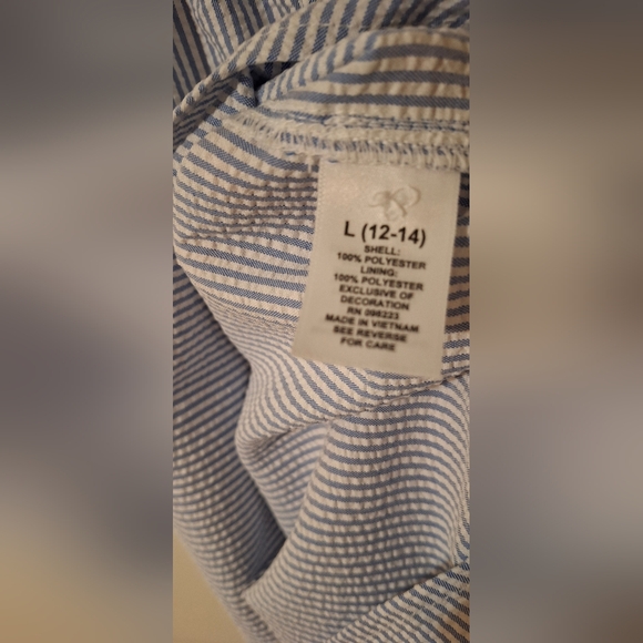 Magellan outdoors girls southern summer fishing shirt dress size 12-14 - Picture 8 of 8